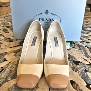 Prada Two Tone Shoes Heels Pumps